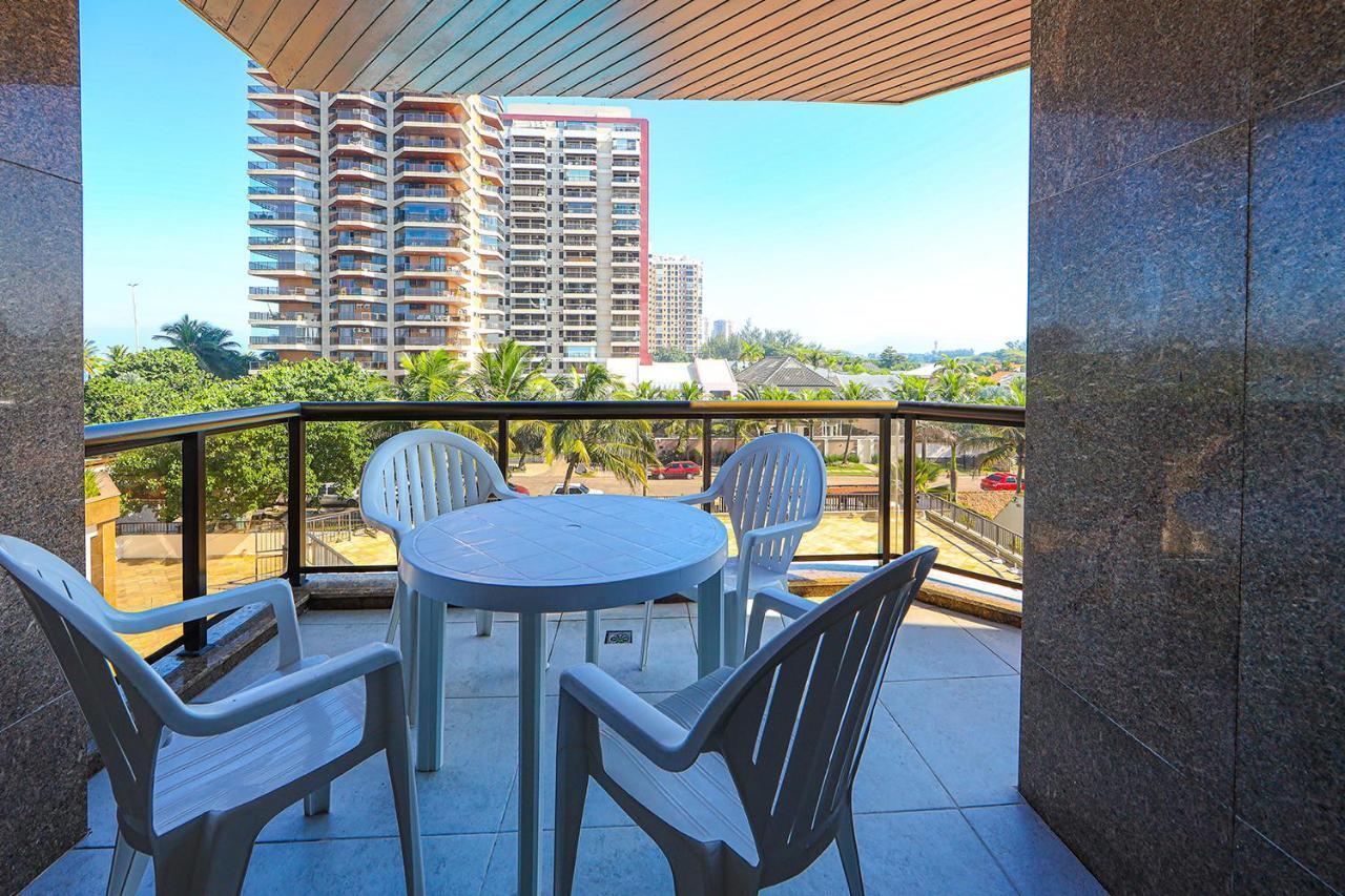 Acolhedor Flat A Beira-Mar Na Barra Da Tijuca Apartment Rio de Janeiro Bagian luar foto