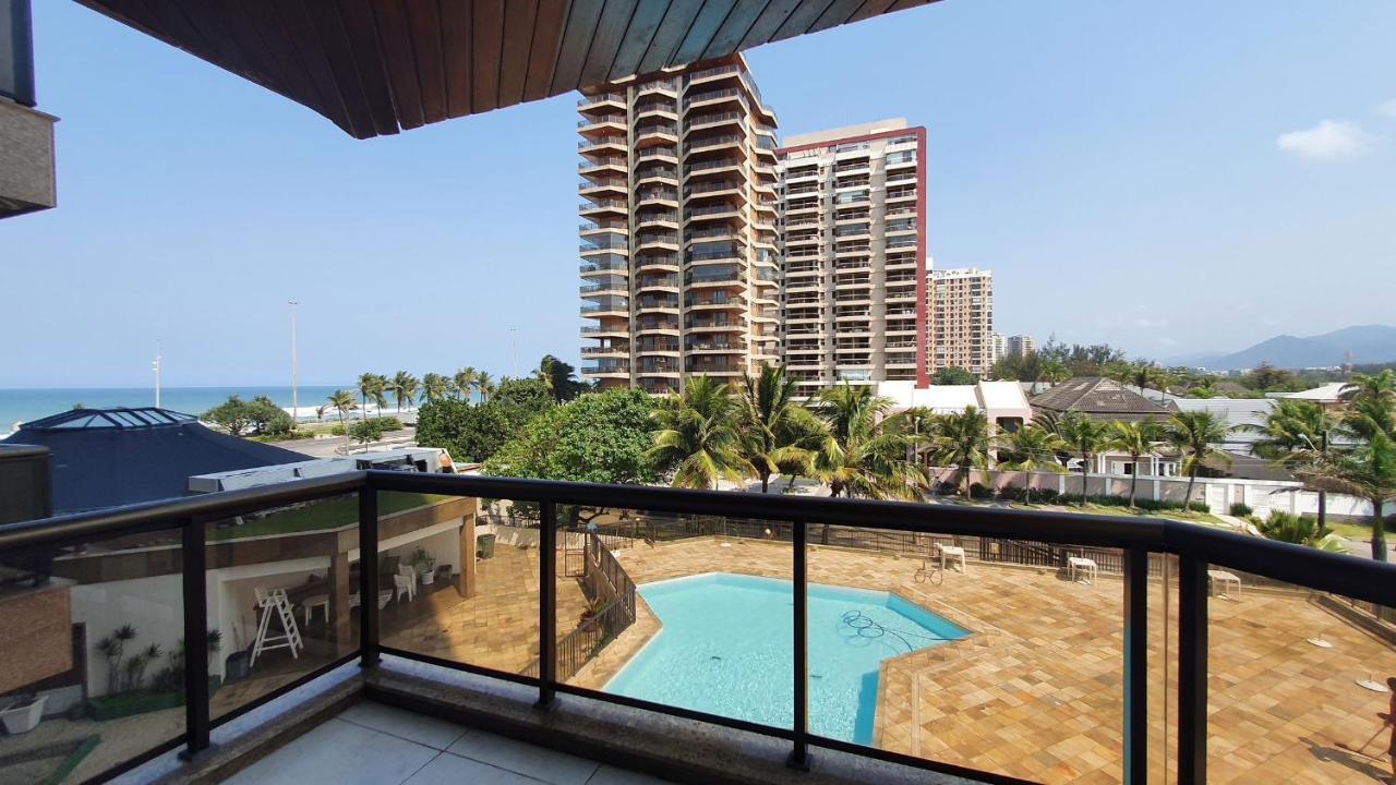 Acolhedor Flat A Beira-Mar Na Barra Da Tijuca Apartment Rio de Janeiro Bagian luar foto